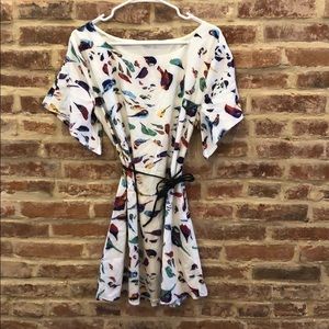 T shirt bird dress